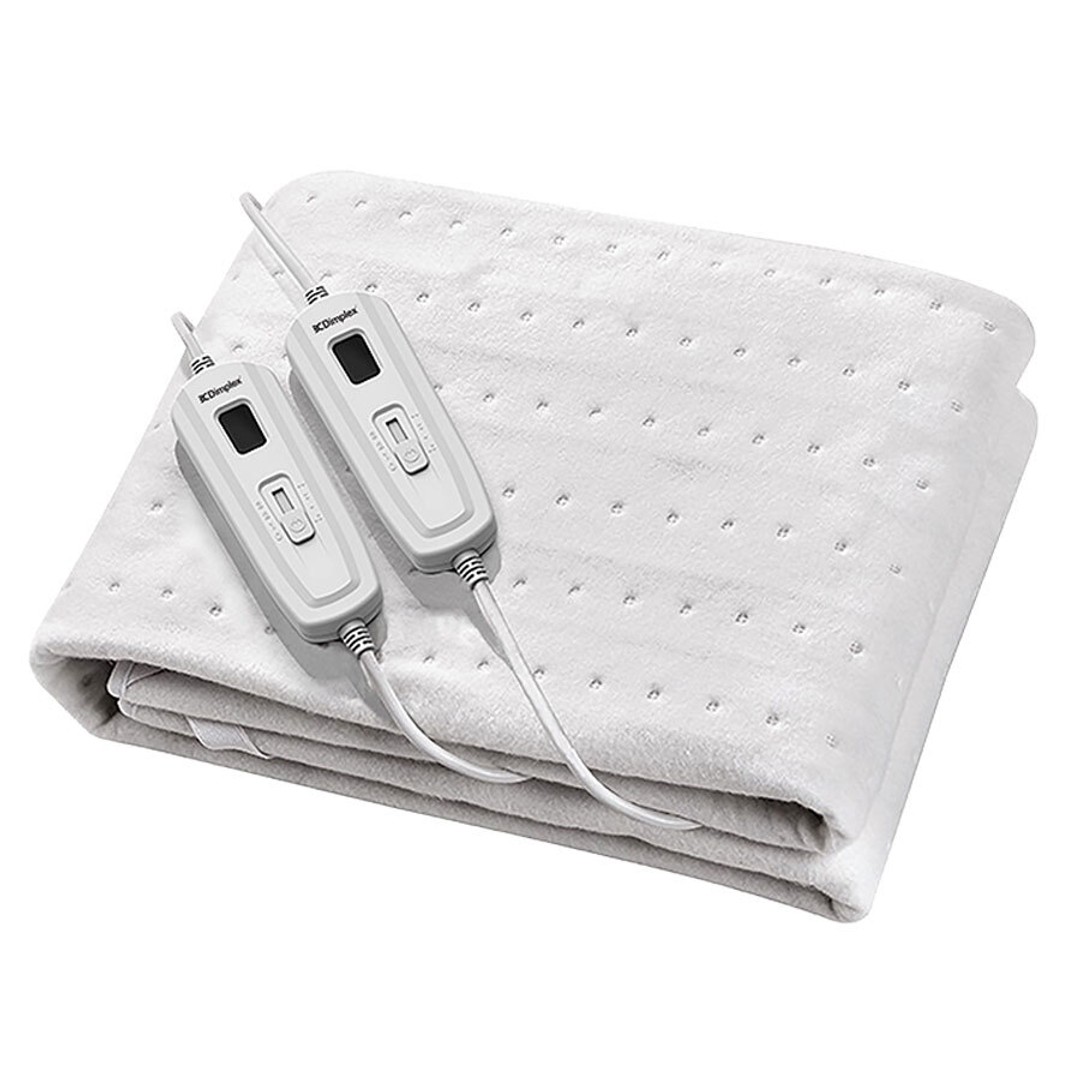 Dimplex Dream Easy Queen Warm Electric Blanket Fully Fitted Home Bedding White