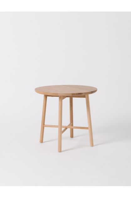 Ral Round Side Table Oak Città, Oak Round Side Table