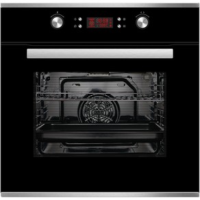 Vogue Pyrolytic Wall Oven 60cm - 10 Function - Black Glass