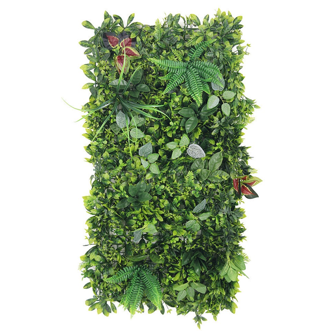 Lush Green Artificial Leaf Wall Panel (Fern)
