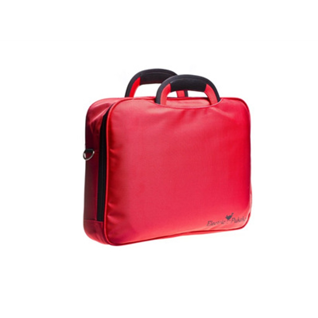 Electric Pukeko Red Laptop Bag 16 Inch