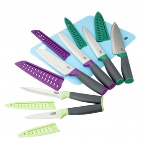 Tasty Tasty 13 Piece Knife Set with Cutting Mat    Clearance