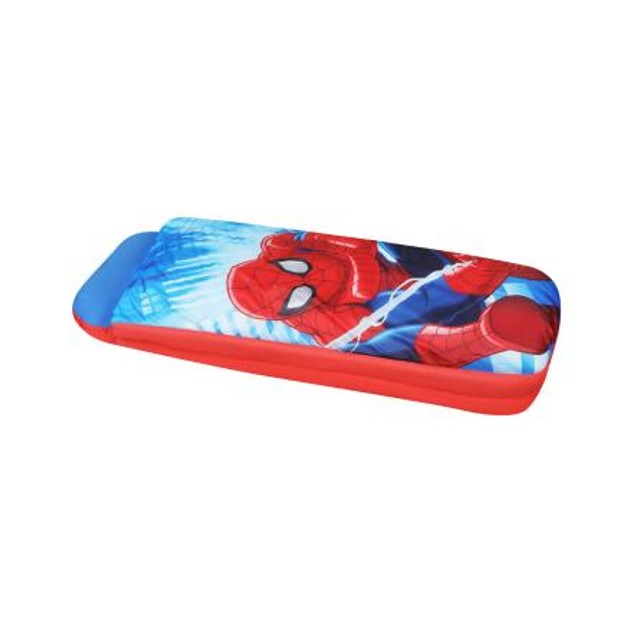 SPIDERMAN ULTIMATE JUNIOR READY BED KIDS INFLATABLE SLEEPING BAG OFFICIAL NEW 