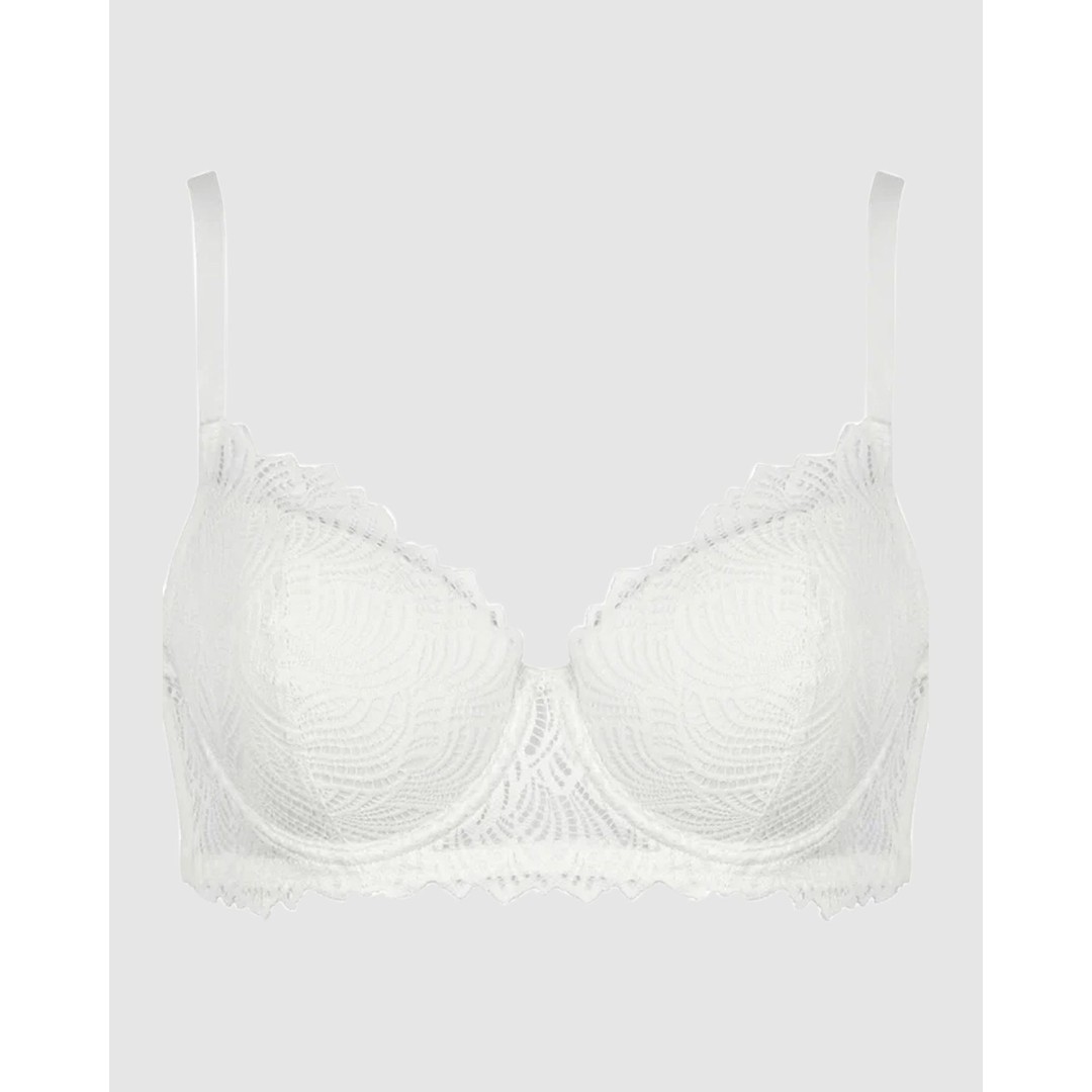 Naturana The Friday Recycled Lace Lined Underwire Bra, As shown, hi-res