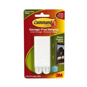 Command Adhesive Picture Hanging Strip Large (4pk)
