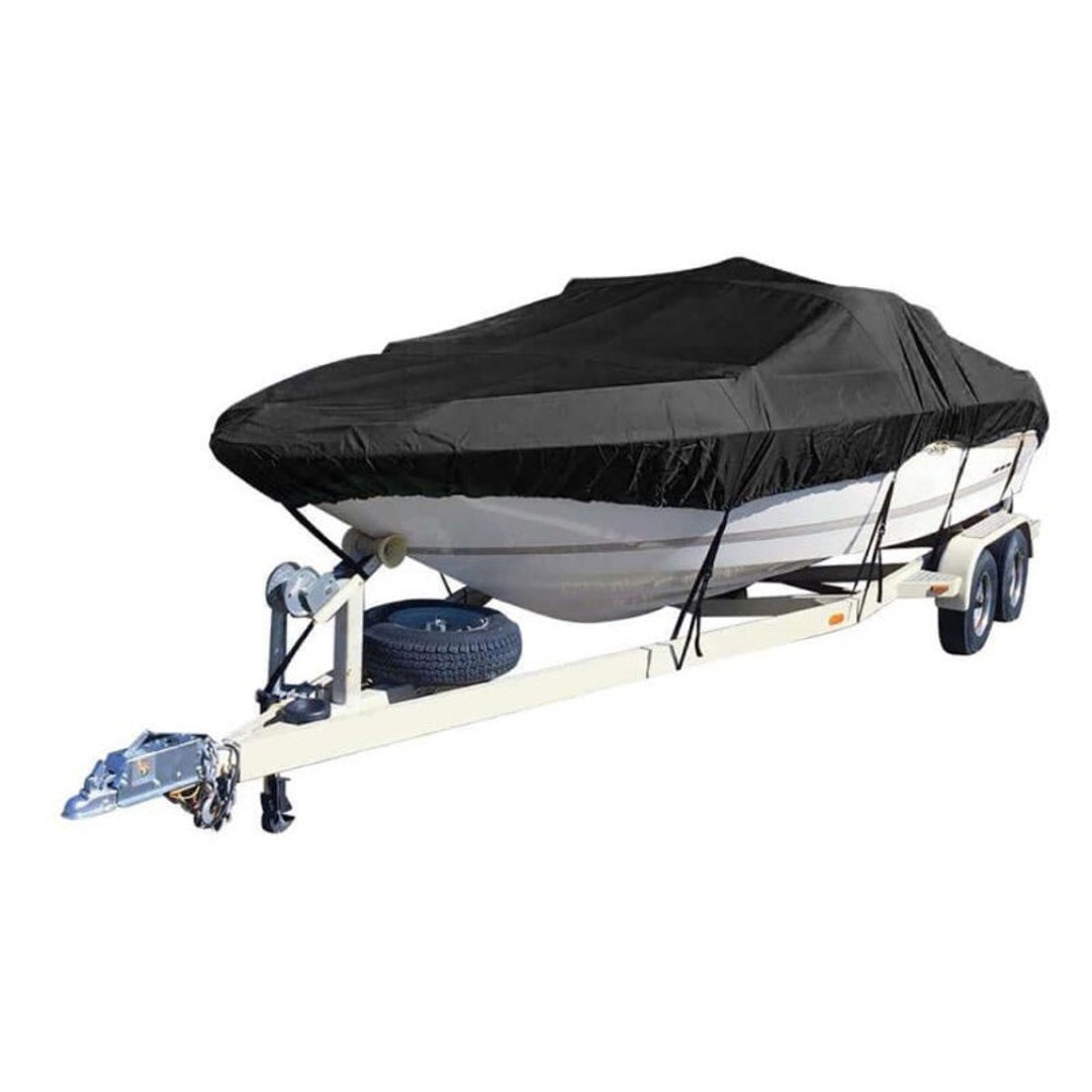 14-16ft Boat Cover Heavy Duty 600D Trailerable Cover