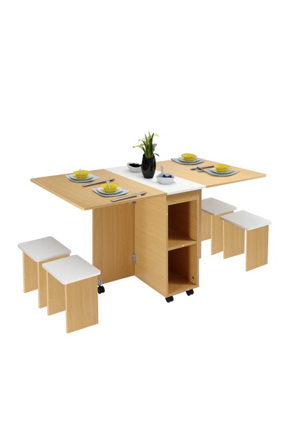 Foldable Dining Table And Chair Set, Fold Out Dining Table Nz