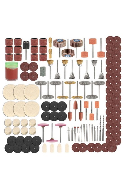 350 Pcs Dremel Rotary Tool Accessories Kit Grinding Polishing Cutting Craft Bits 