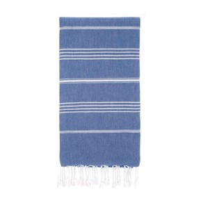 Cotton Beach Towel Quick Dry Towel for Bathing Swimming Travel Blue