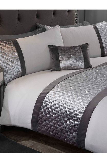 Hollywood Duvet Cover And, Silver Duvet Cover