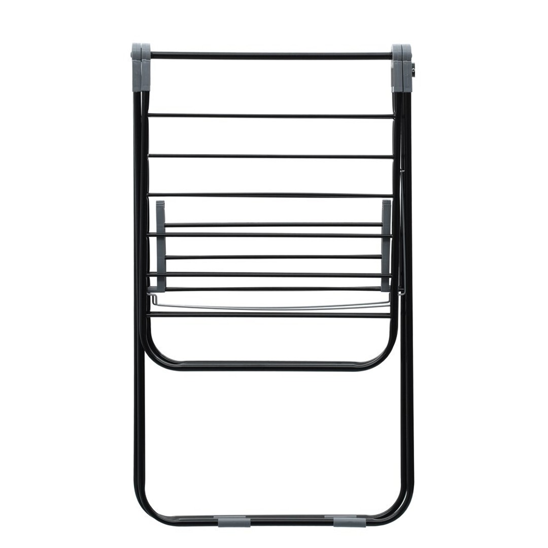 Boxsweden 2 Tier Foldable Flat Laundry Clothes Hanging Storage Airer 21 Rails, , hi-res