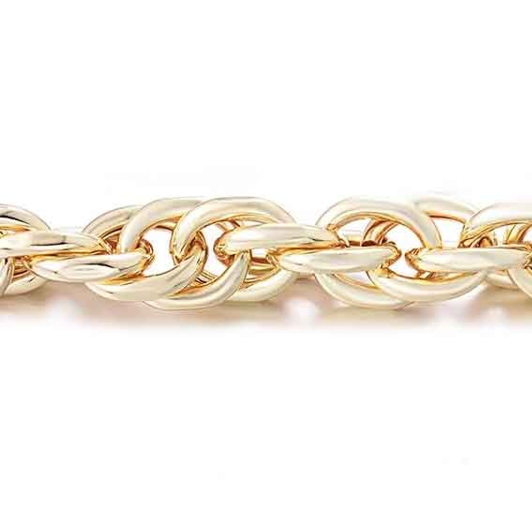 18K Gold Chain - Ideal for Bracelet "Campbell" (Sold per cm)