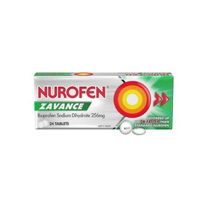 Nurofen Ibuprofen Zavance Fast Pain Relief 24 Tablets (Quantity Limit 4)
