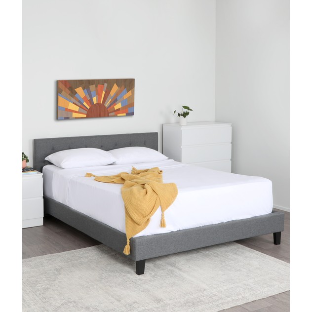 Fabric Bed Frame Queen 1 Day, Fabric Queen Bed Frame Nz