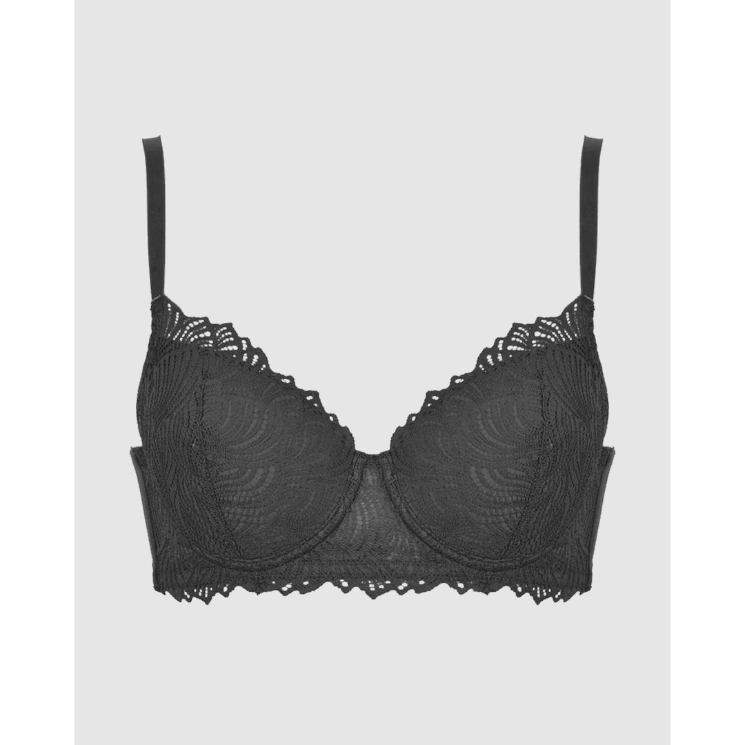Naturana The Friday Recycled Lace Lined Underwire Bra, As shown, hi-res