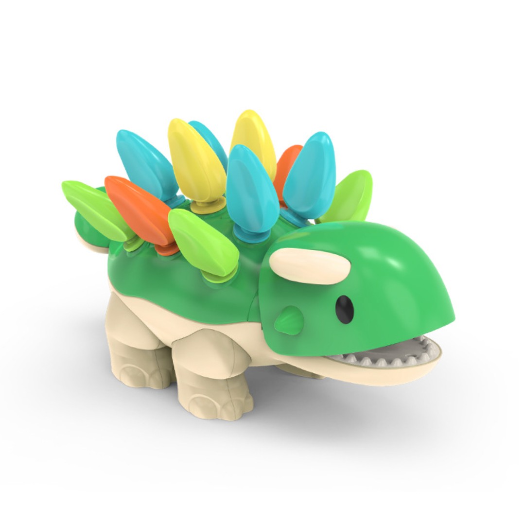 Taylorson Montessori Dinosaur Spike Sorting Matching Fine Motor Skills Development Toy