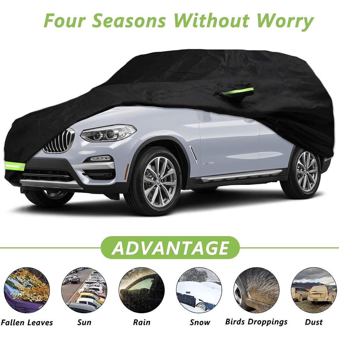 All-Weather Heavy Duty Car Cover for SUV 4.85M, As shown, hi-res