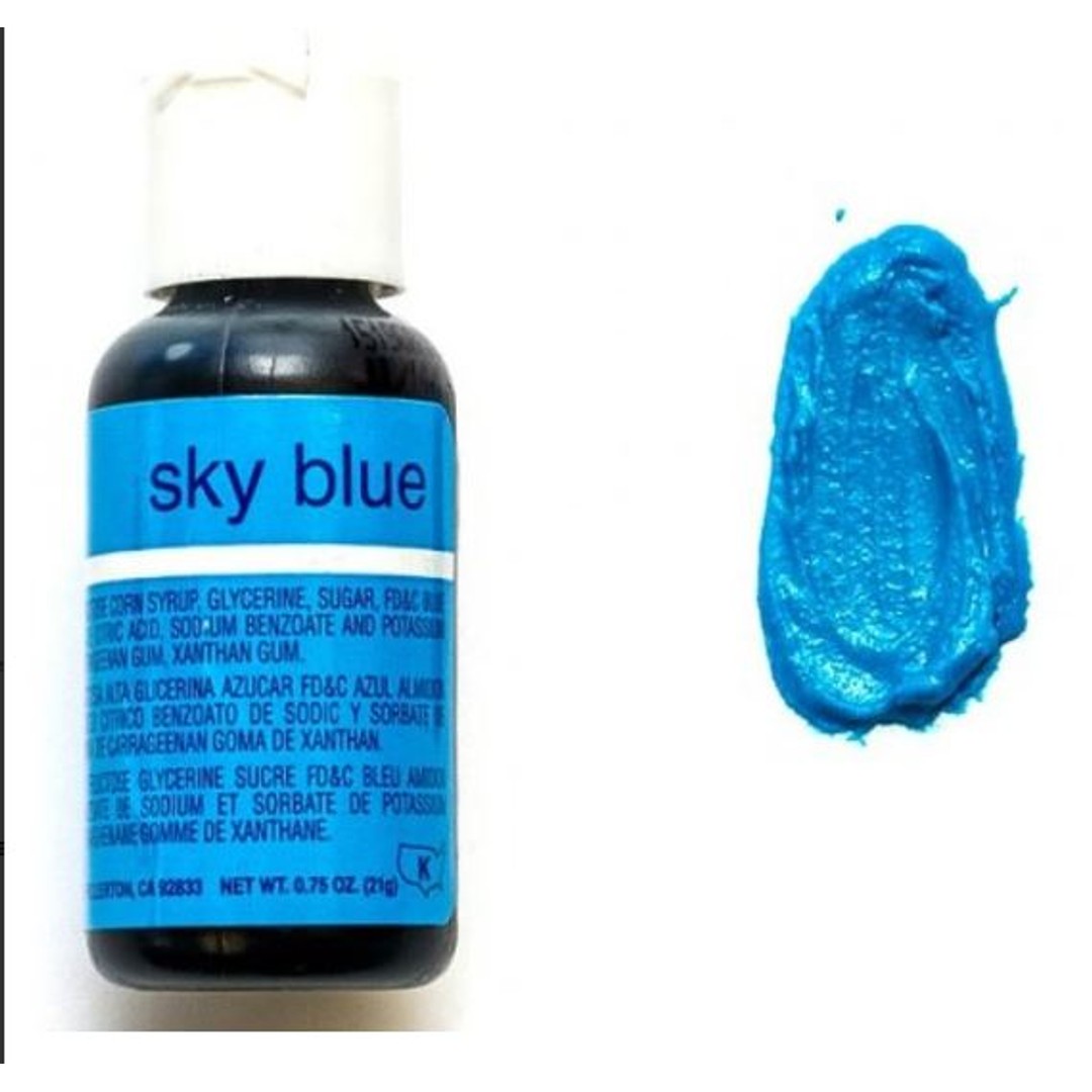 Chefmaster Liqua-Gel Sky Blue 20gm
