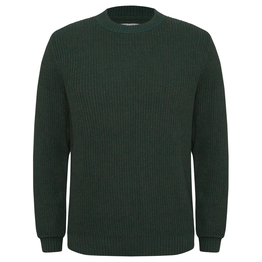 Mens Rivers Chunky Knit Crew Neck Jumper | The Warehouse