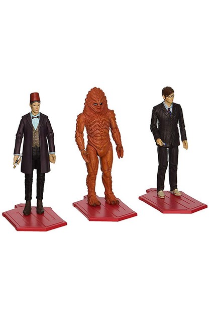 DOCTOR WHO 10cm DAY OF THE DOCTOR set TENTH ELEVENTH DR ZYGON figures toys NEW 
