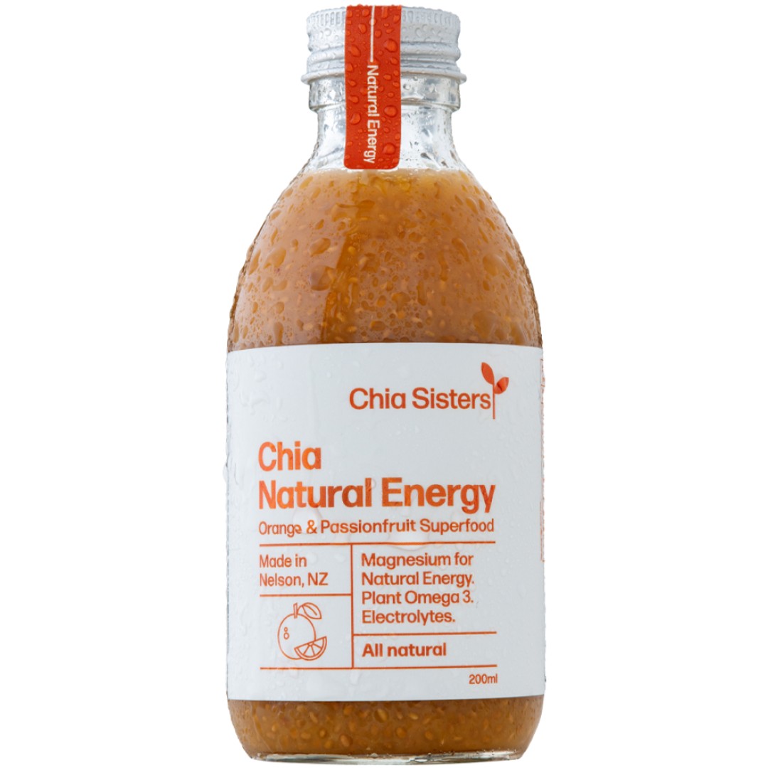Chia Natural Energy Orange & Passionfruit Superfood Juice 12x200ml