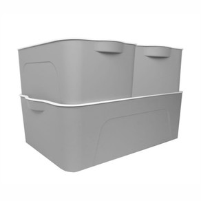 Storage Containers Bins With Lid (Set of 3)