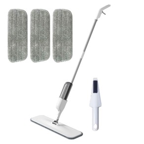 Spray Mop Microfiber Flat Mop with 3 Microfiber Mop Pads