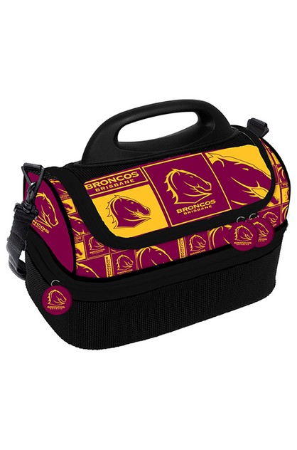 Melbourne Storm NRL Lunch Cooler Bag With Drink Tray Table Insulated Work Gift 