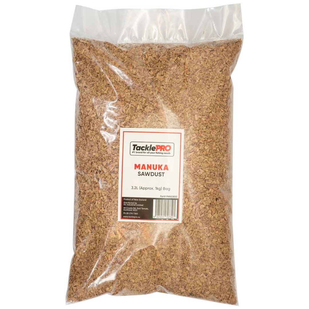 TacklePro Manuka Sawdust - Medium 3.2L (Approx 1.0kg)
