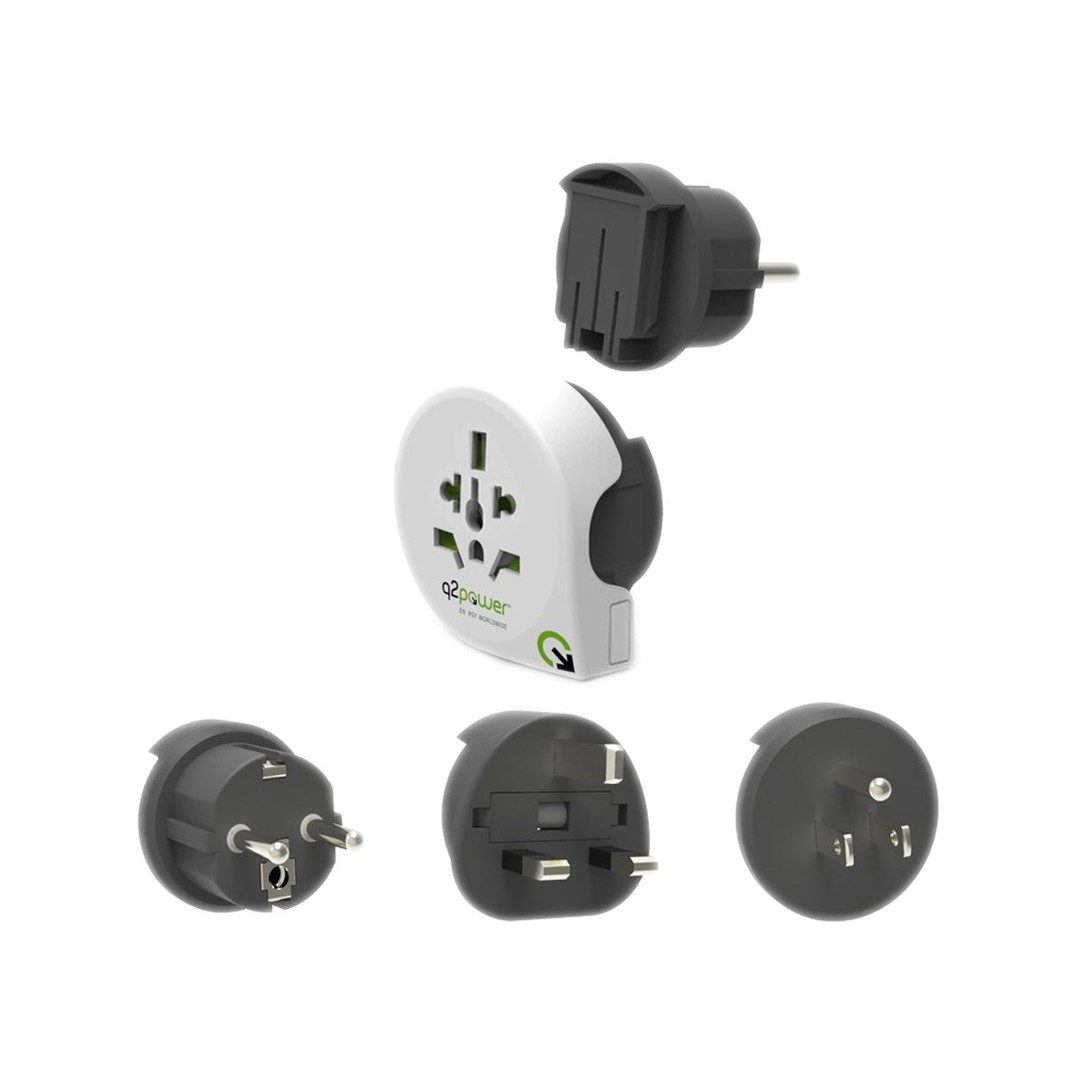 Q2 Power AG Q2 Power 3 in 1 Outbound International Adaptors