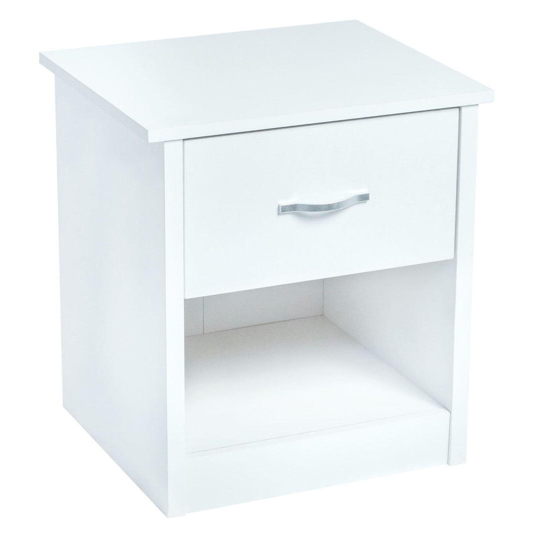 InStock Furniture and Homeware Emily Bedside Table White