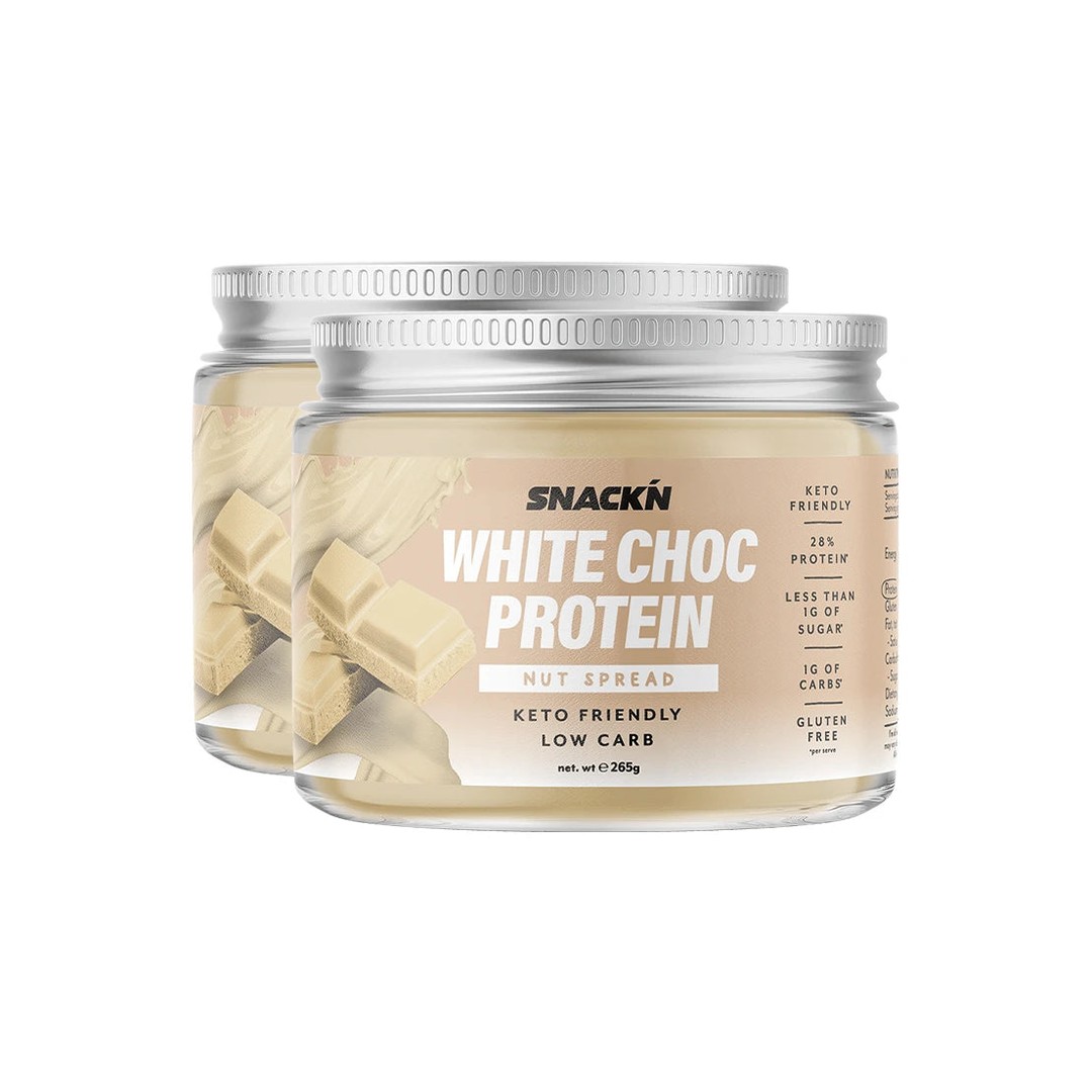 Snackn White Choc Protein Spread - Buy One, Get One Free