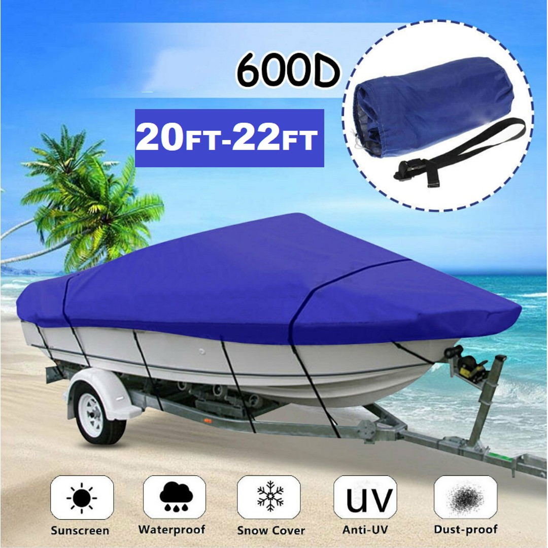 Boat Cover 20ft to 22ft  Blue