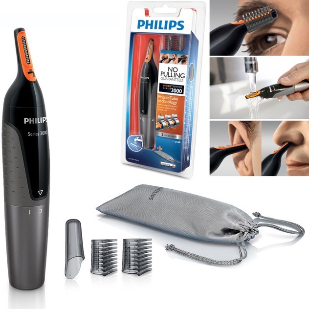 Philips Nose Ear Eyebrow Hair Trimmer Shaver Washable/No Pulling/No Cut |  Philips Online | TheMarket New Zealand