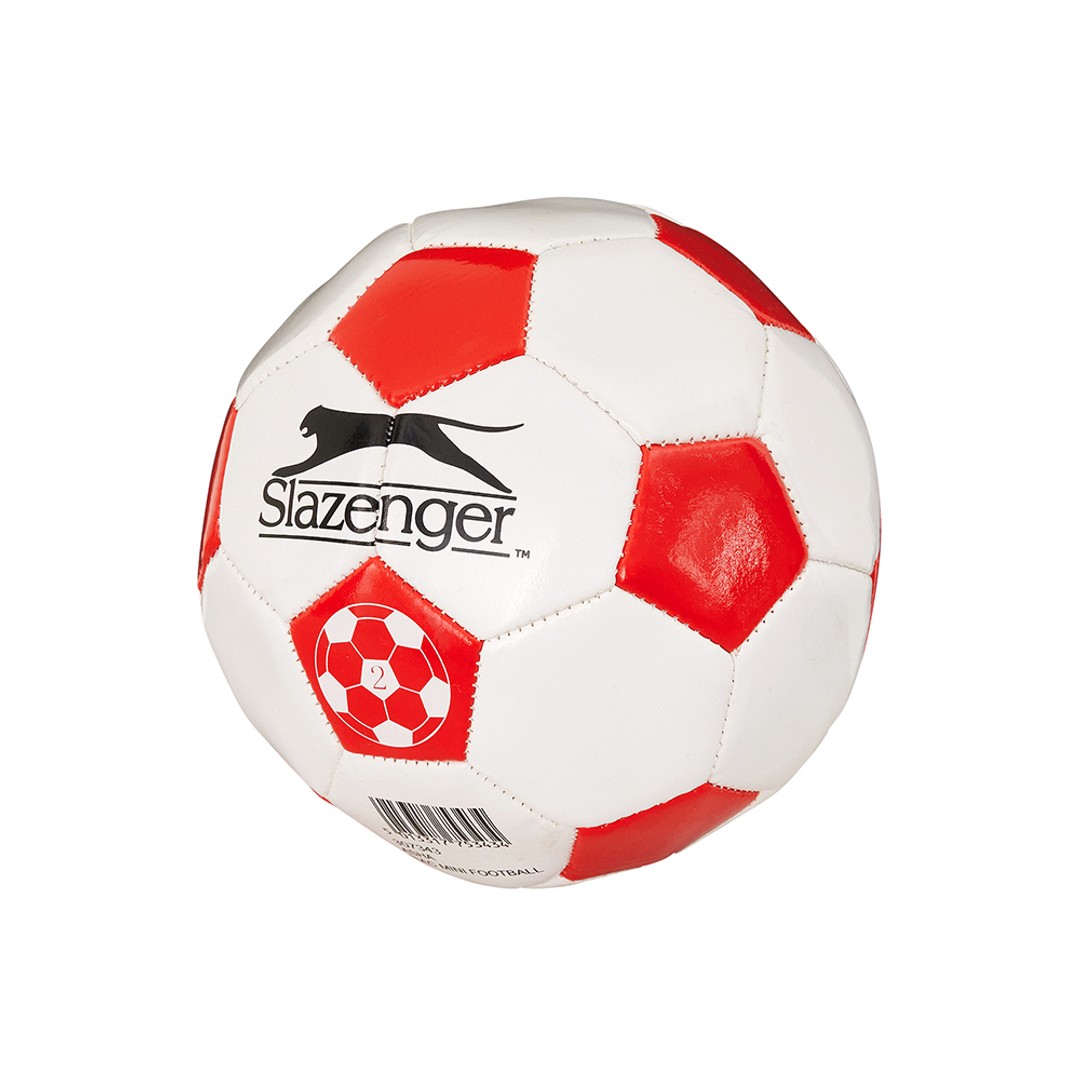 Slazenger Soccer Ball Size 2 WHT/Red Sport/Fitness Training/Practice Outdoor