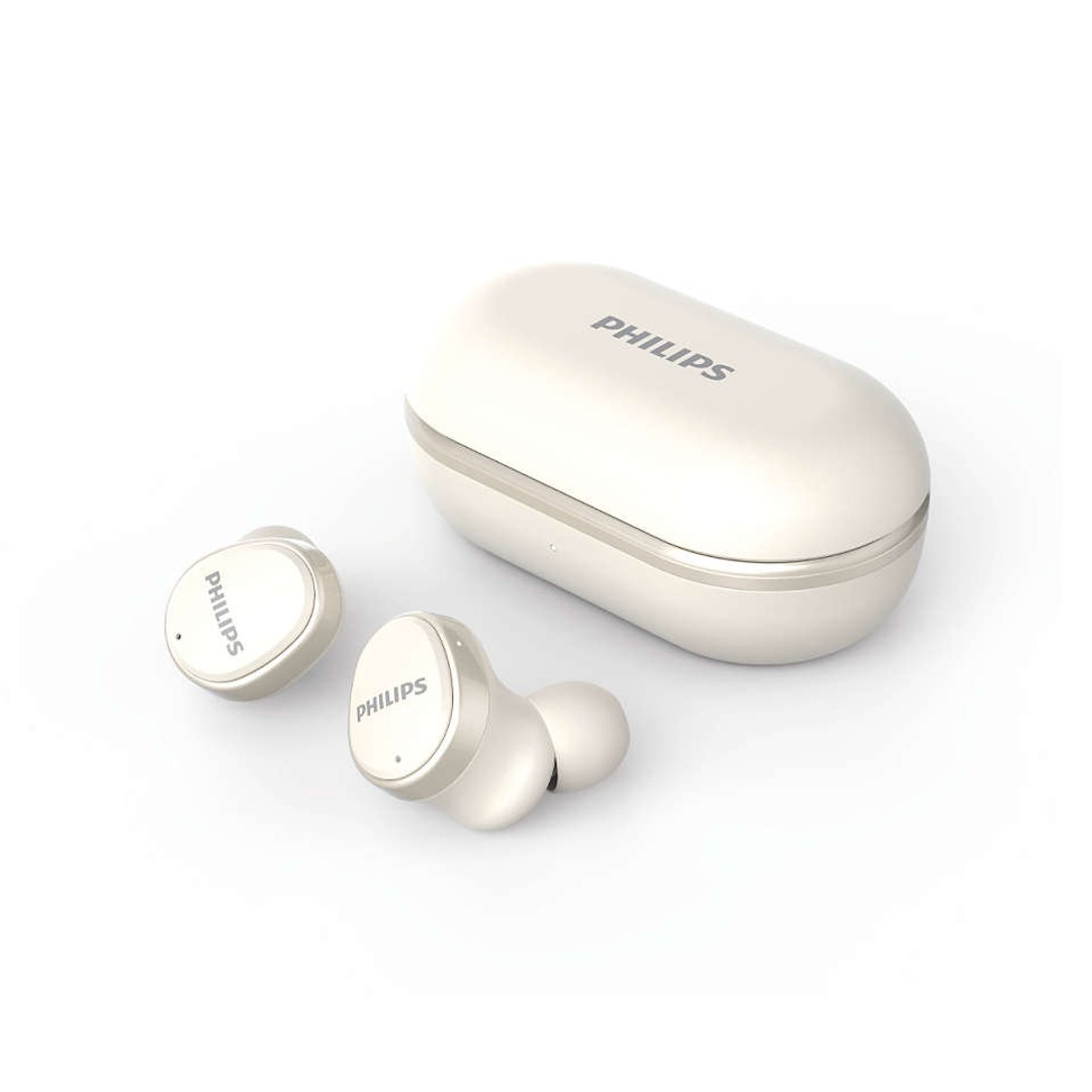 Philips TAT4556WT Active Noise Cancelling True Wireless Earbuds