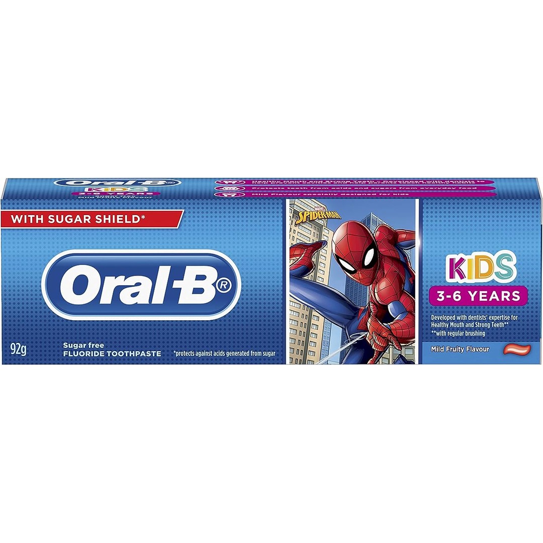 Oral B Toothpaste Spiderman Kids 3+ Years 92g
