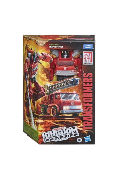 Kingdom Voyager WFC-K19 Inferno Toy Transformers Generations War for Cybertron 