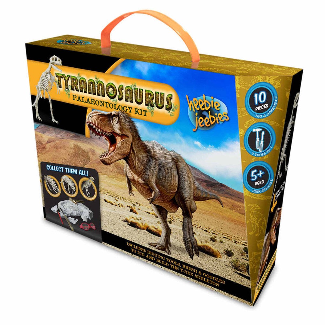 Heebie Jeebies Tyrannosaurus Fossil Paleontology Kit Kids Science Toy Set 5+