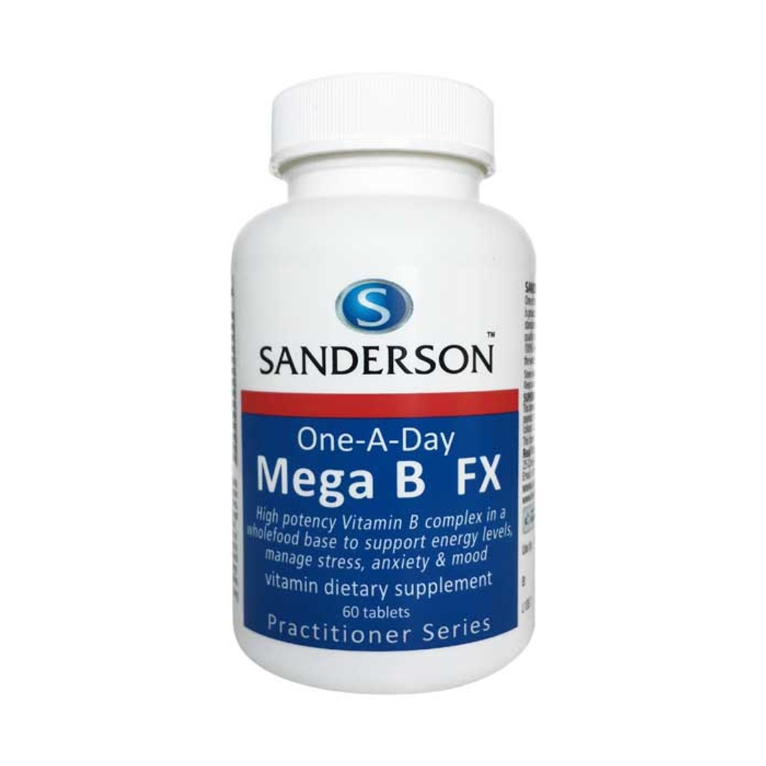 Sanderson Mega B FX Vitamin B Complex, 60 tablets