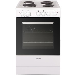 Vogue Freestanding Oven 50cm with Hotplates - White