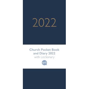 Church Pocket Book and Diary 2022 Soft-tone Midnight Blue