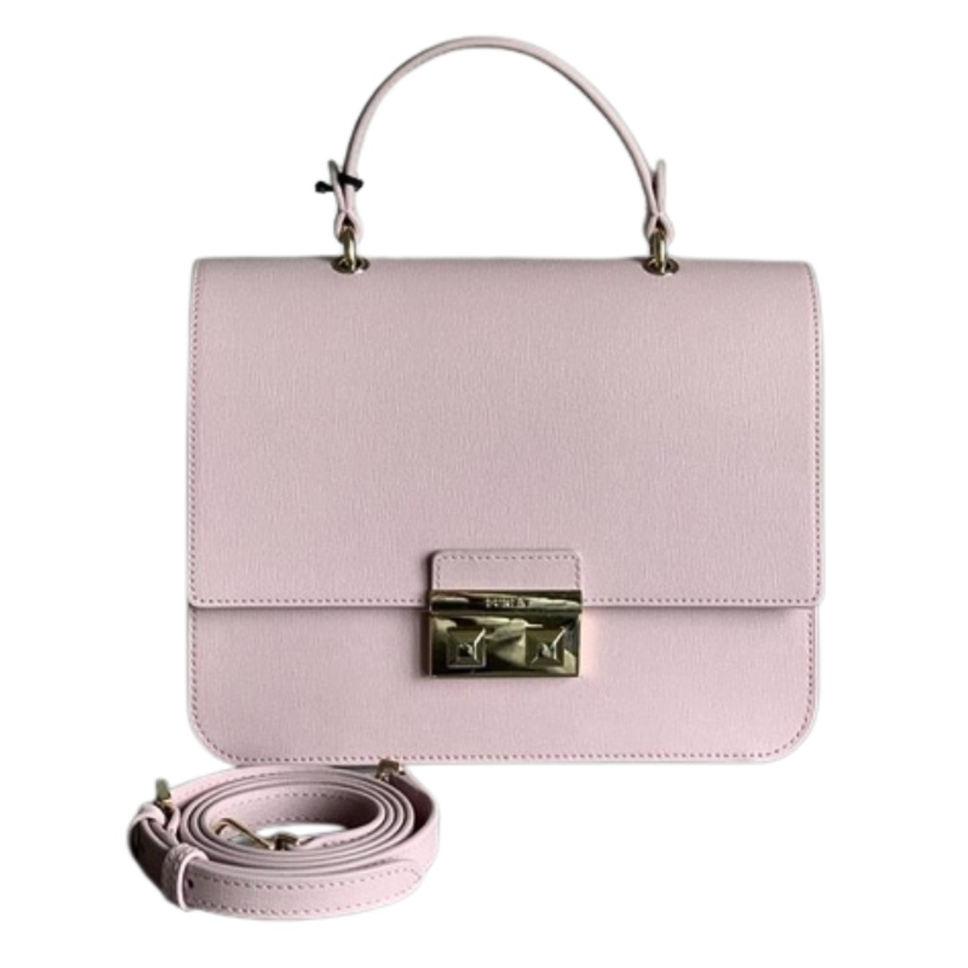 Furla Bella Mini Top Handle Bag - Quarzo Rosa Pink