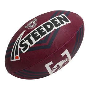 Manly Sea Eagles NRL Football Steeden Supporter Ball Size 11" inch Footy