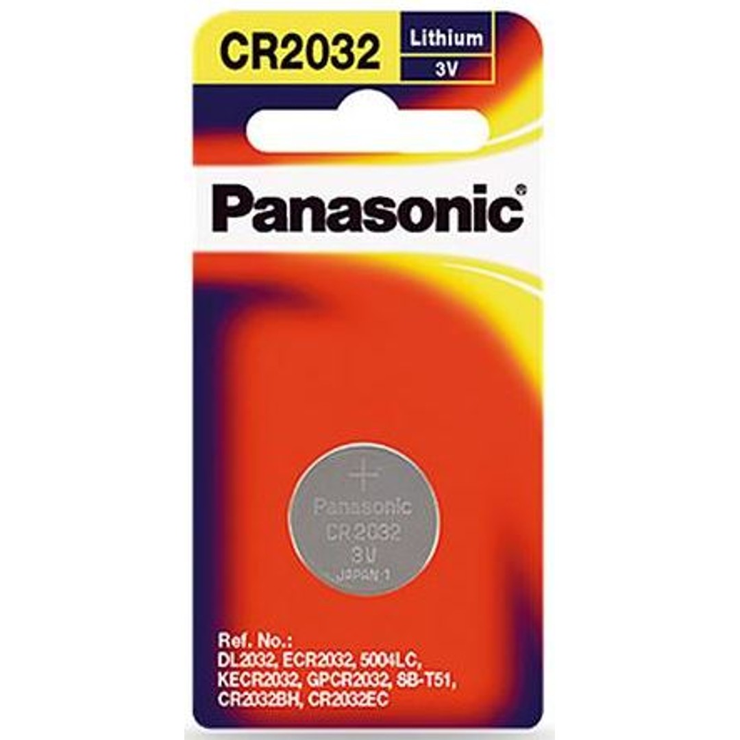 Panasonic Lithium 3V Coin Cell Battery CR2032 2 Pack PA4666 CR-2032PG/2B