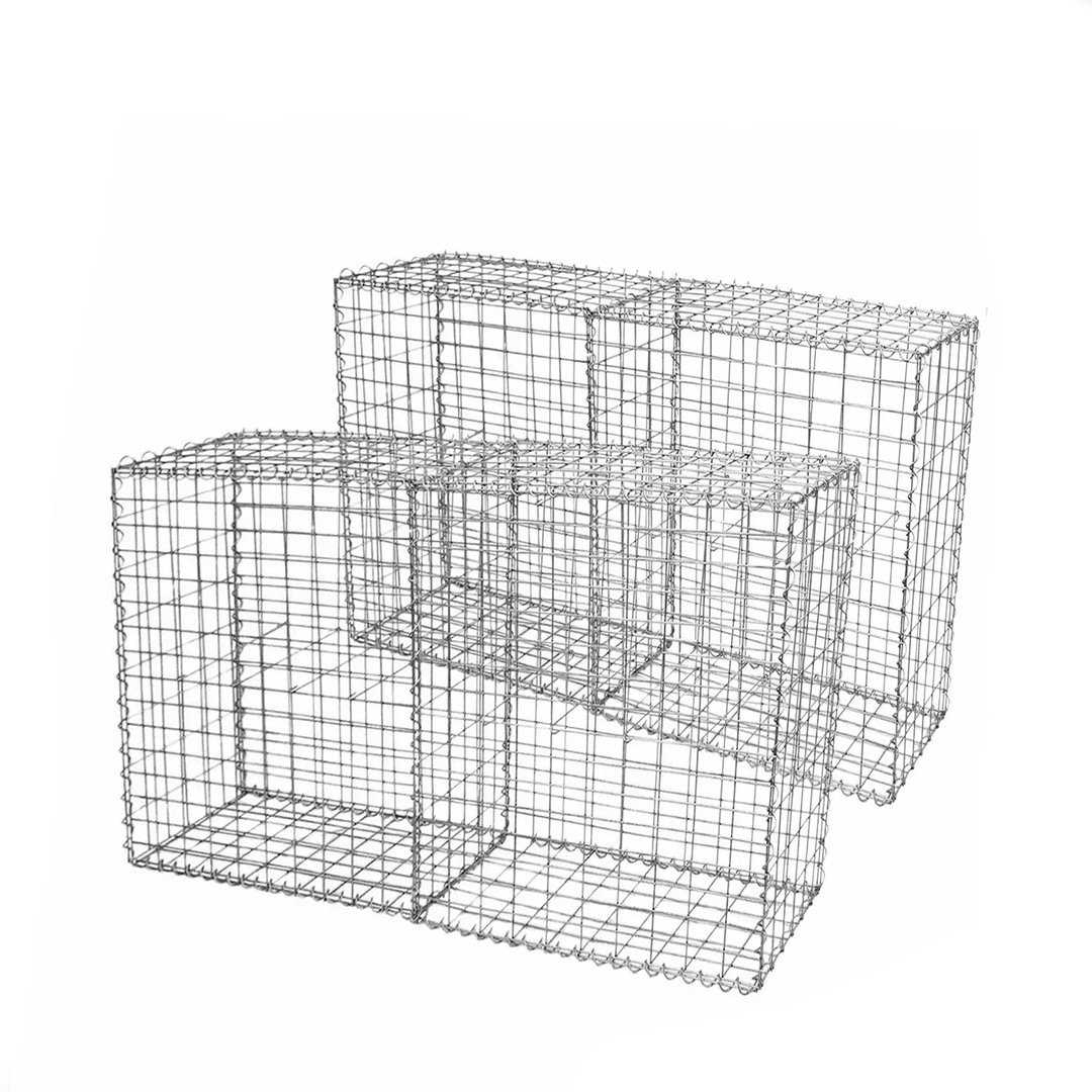 Gabion Baskets Garden Mesh Cages Wire Stone 100X50X100CM