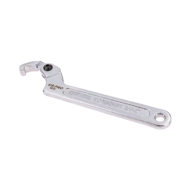 US Pro Adjustable Hook Wrench Motorcycle Suspension Ring Lock Nut Slotted 