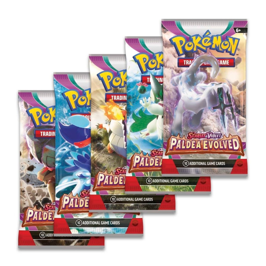 Pokemon TCG: Scarlet & Violet-Paldea Evolved Booster Pack (10 Cards)