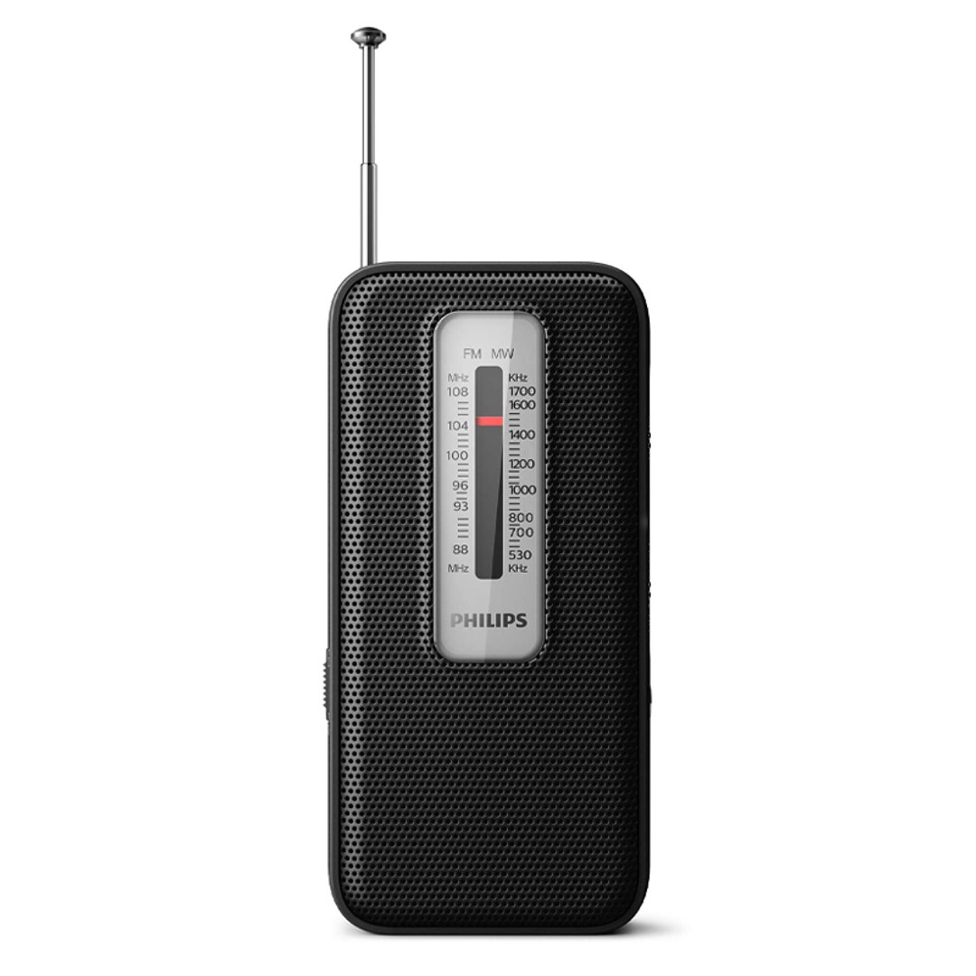 Philips 1000 Series 11cm Portable Pocket Radio AM/FM Battery Powered/Handheld