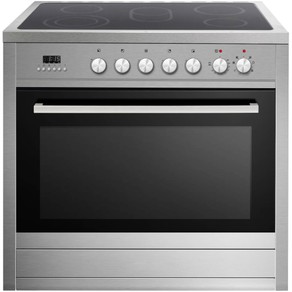 Vogue Freestanding Oven 90cm with Ceramic Cooktop - SS